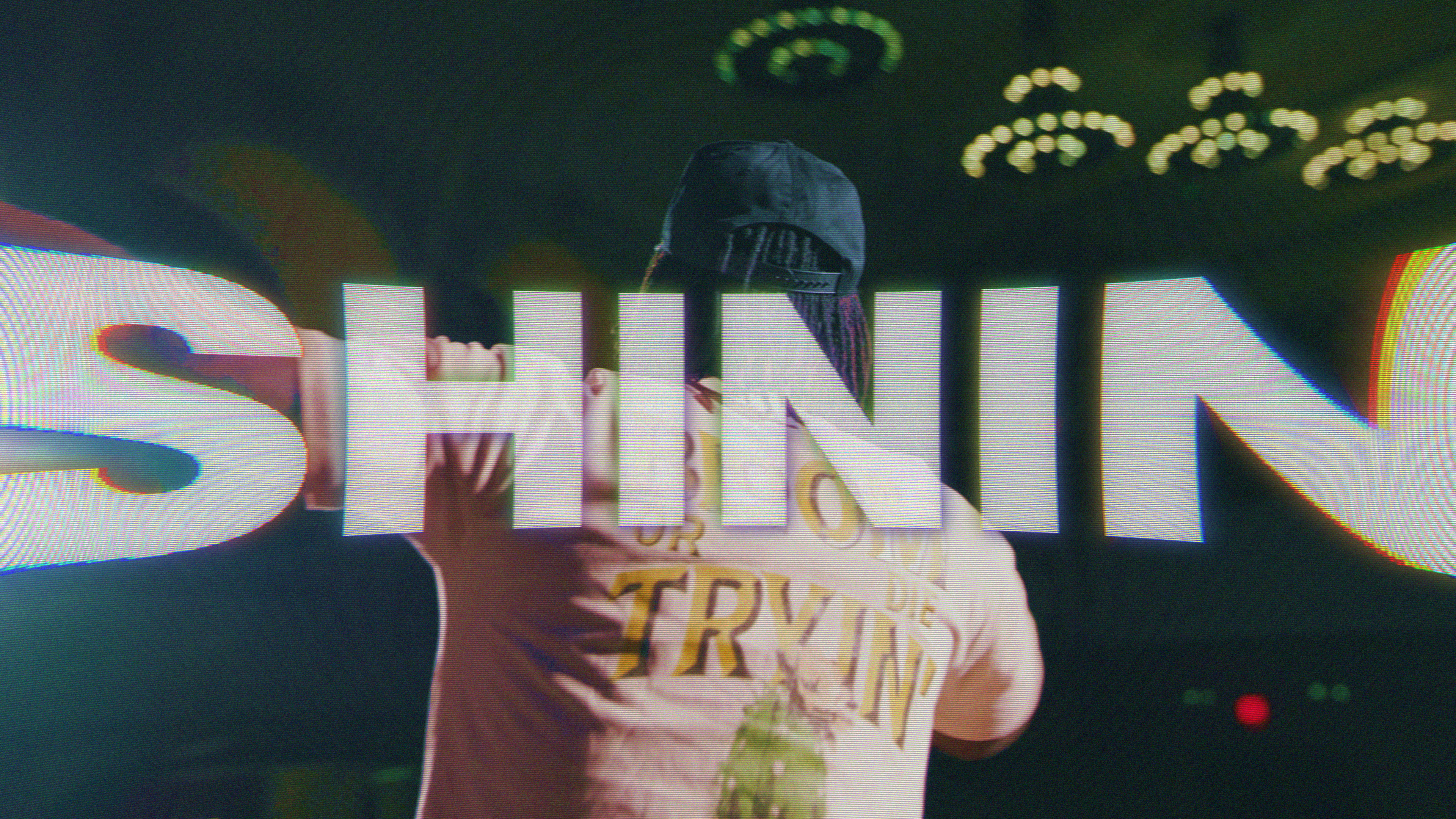 Shinin' lyric video, motion design